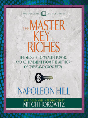 cover image of The Master Key to Riches